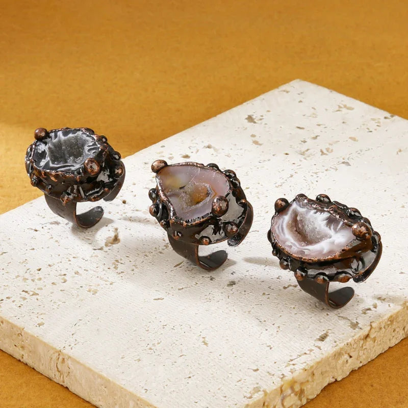 gemstone inlay ring