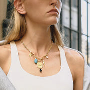 gemstone pendant necklace