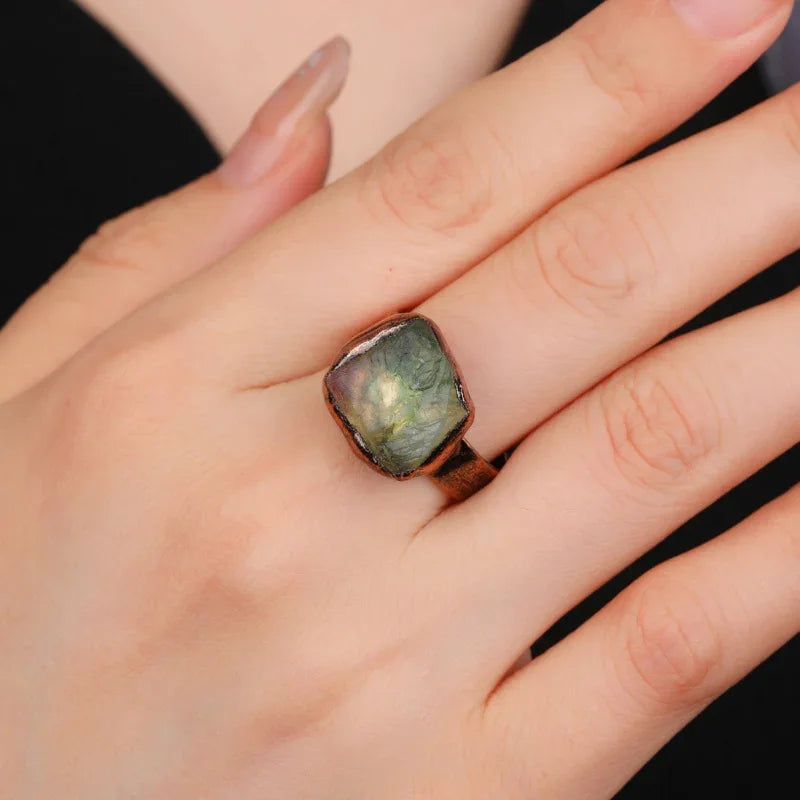 gemstone signet ring