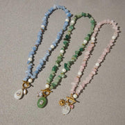 gemstone statement necklace