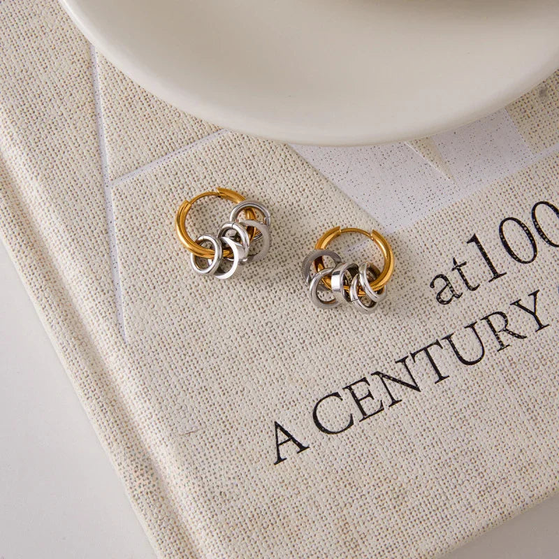 gold ball earrings