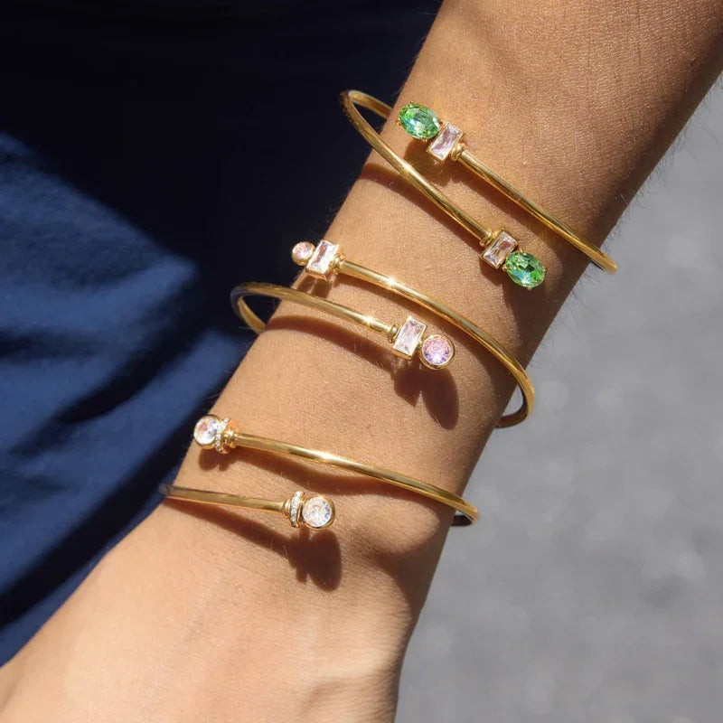 gold bangle bracelets for women