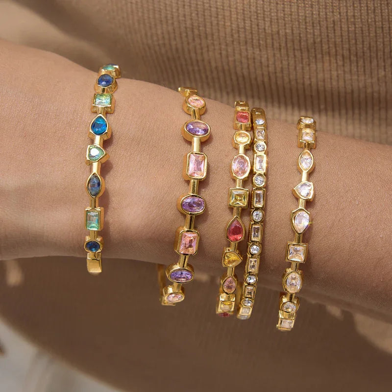 gold diamond bracelets for women