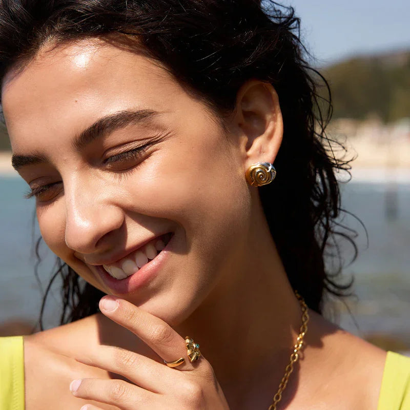 gold earrings designs for daily use for girls