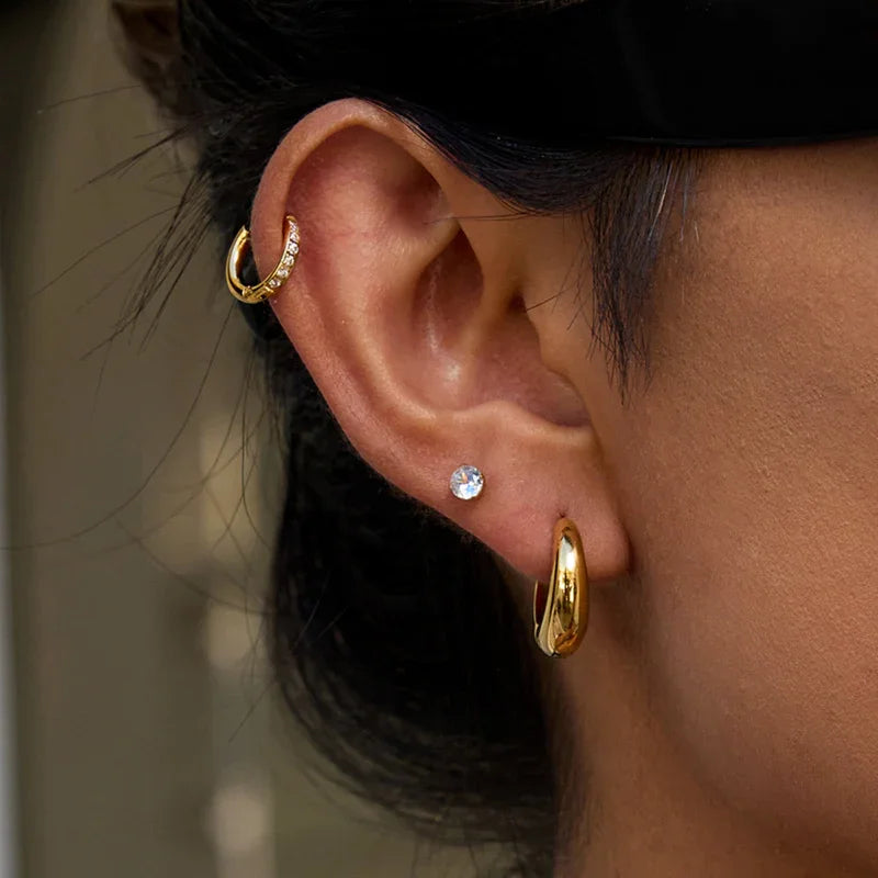 gold earrings for women