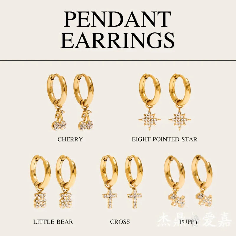 gold earrings for women dangle