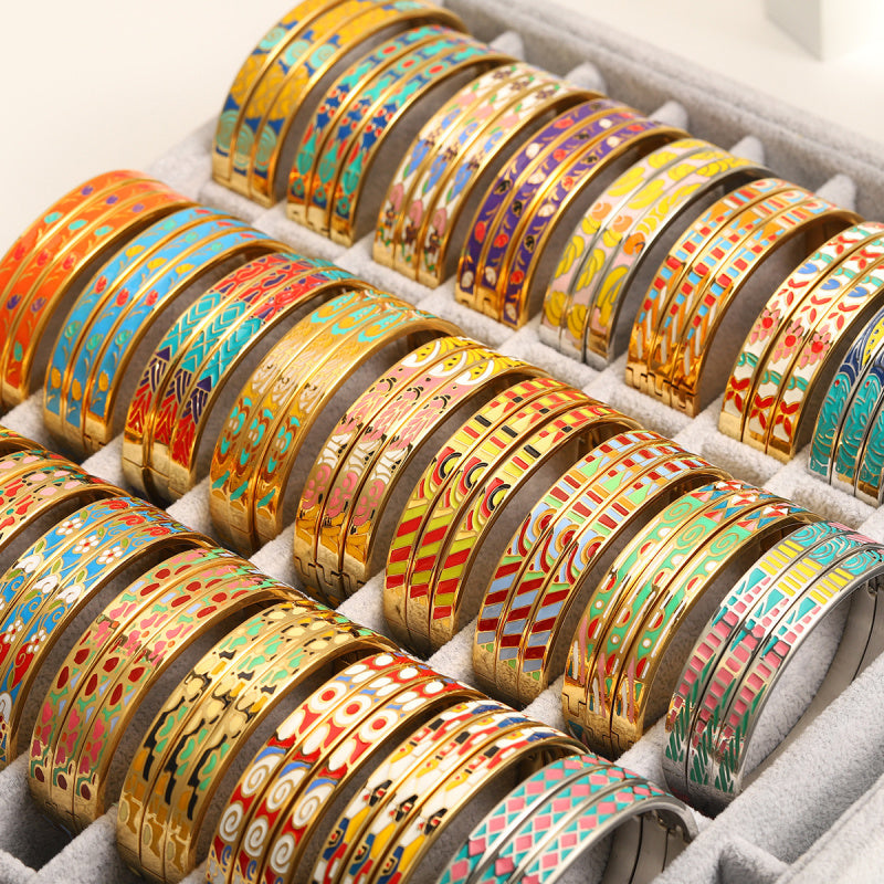 gold plated bangles