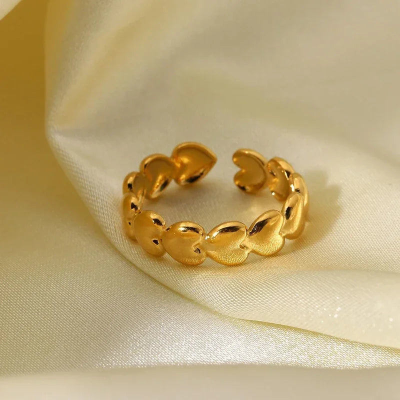 gold plated rings for womens