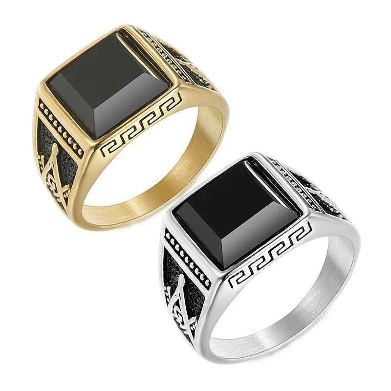 gold plated stainless steel ring