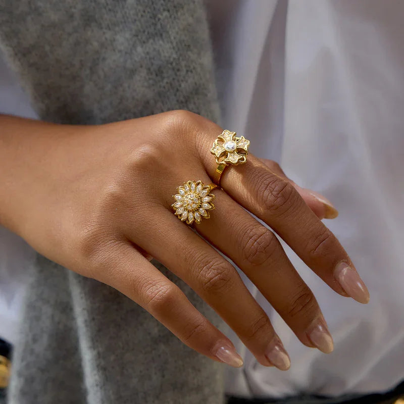 gold ring for women for engagement