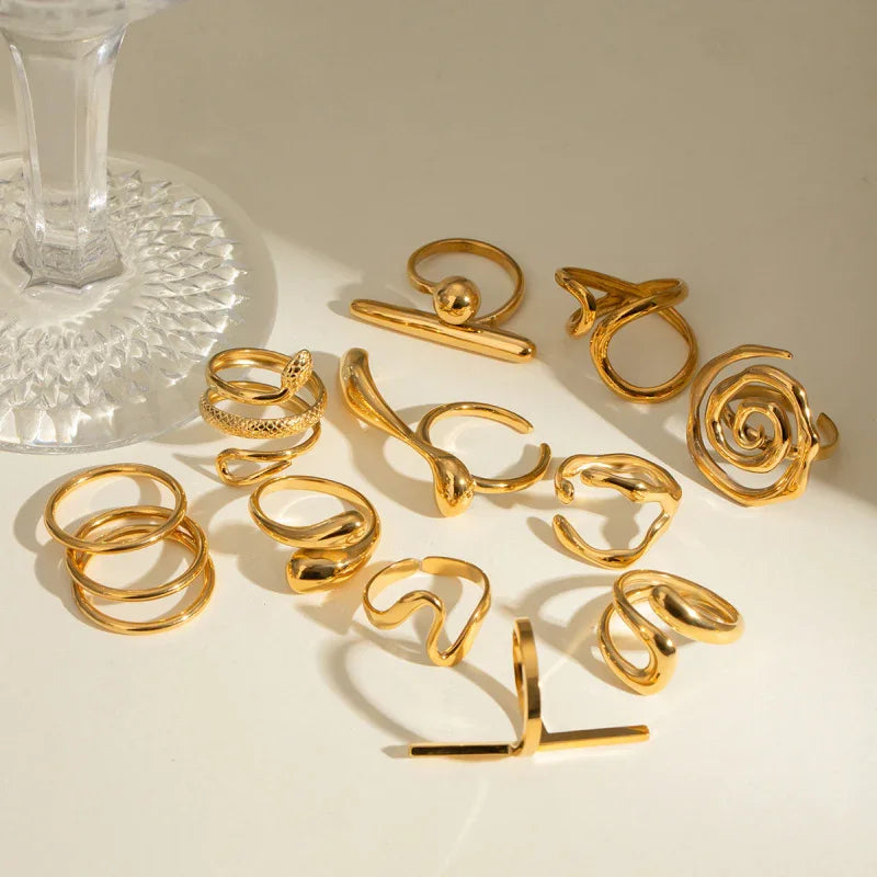 gold rings for girls