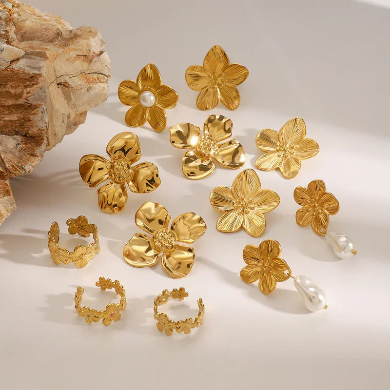 gold stainless steel jewellery