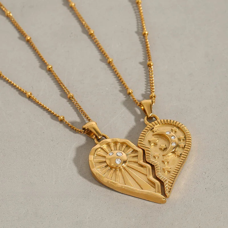 gold stainless steel necklace chain