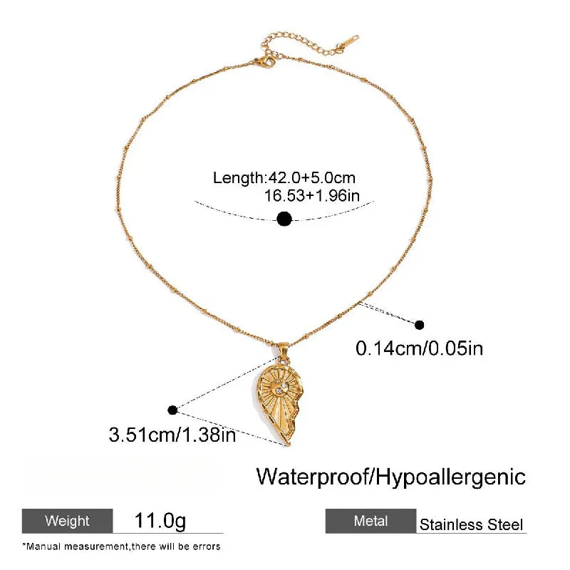 gold stainless steel necklace chain