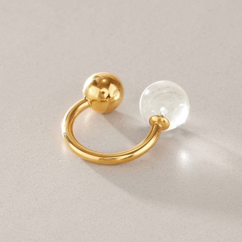 gold stone rings for women
