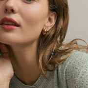gold stud earrings for women