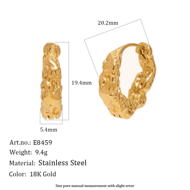gold women's hoop earrings