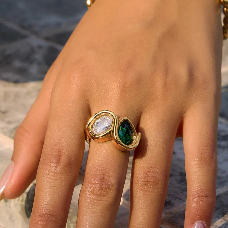 green zircon jewelry