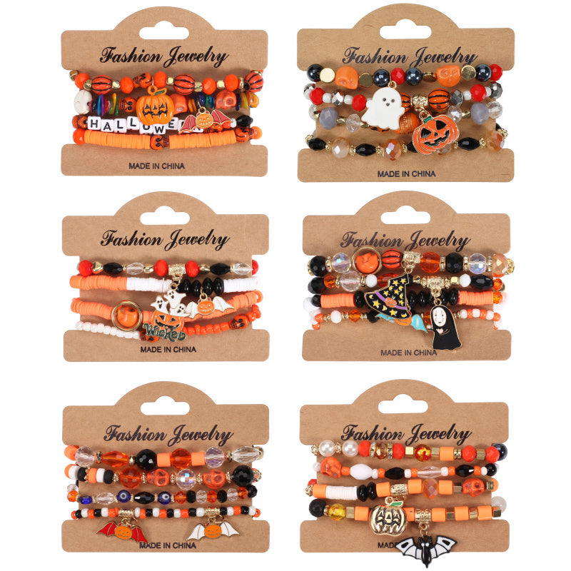 halloween bead bracelets