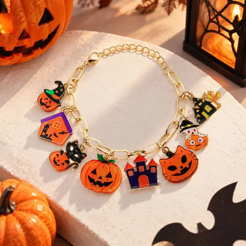halloween charm bracelet