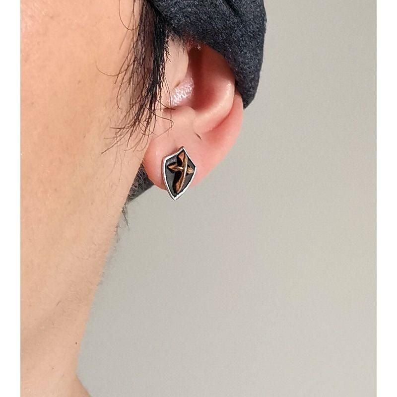 handcrafted copper earrings