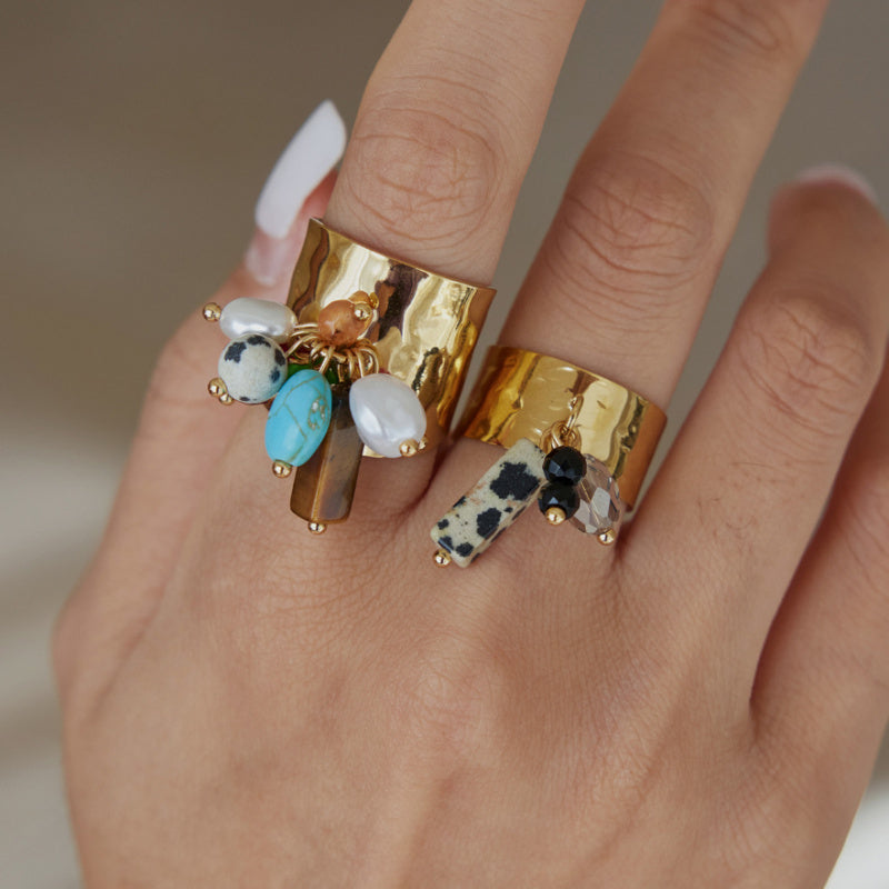 handcrafted gemstone rings