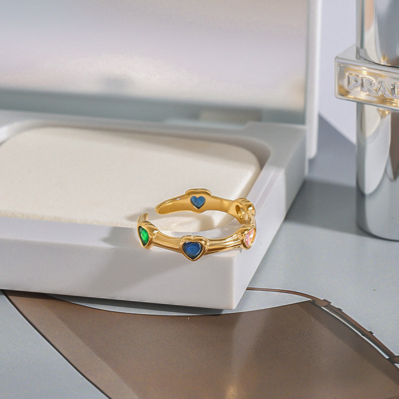 heart diamond ring