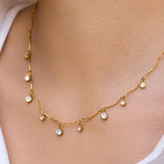 heart necklace cubic zirconia