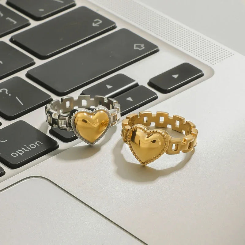 heart shape ring for girl