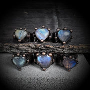heart shaped gemstone rings