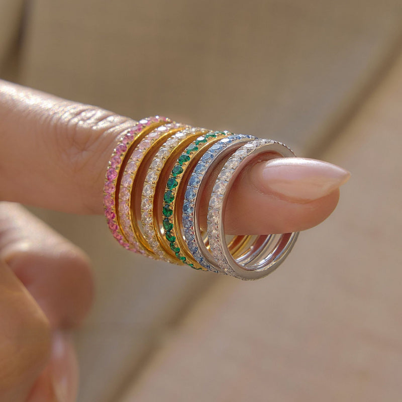 high quality cubic zirconia rings
