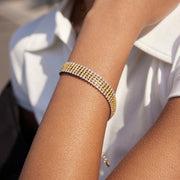 high quality cubic zirconia tennis bracelet