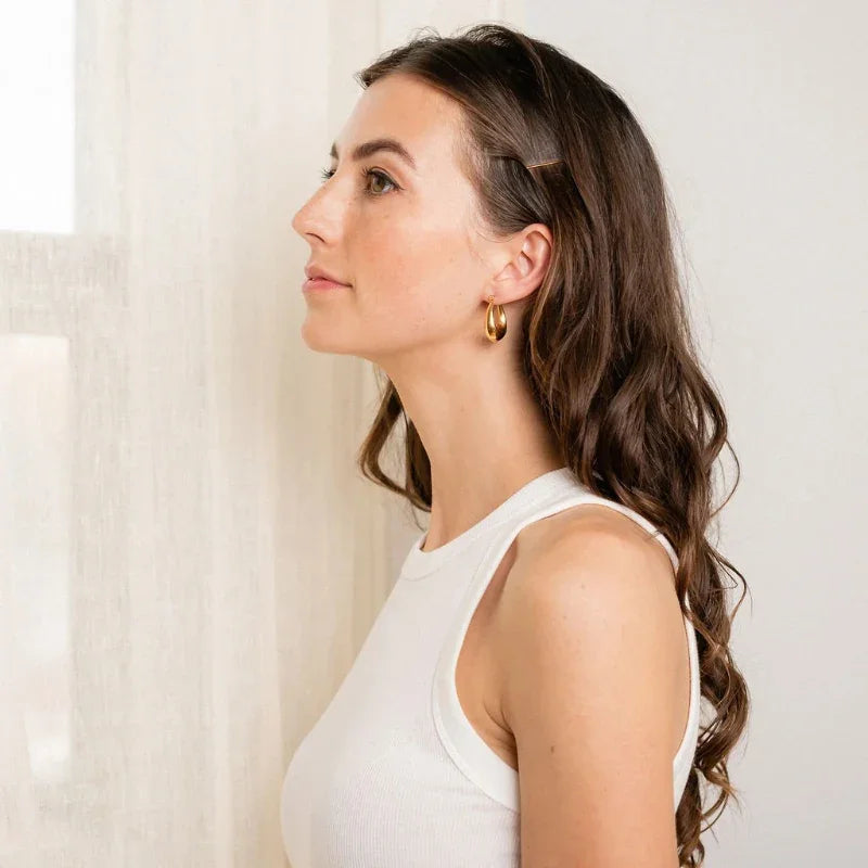 hoop earrings