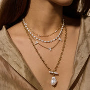 imitation pearl necklace