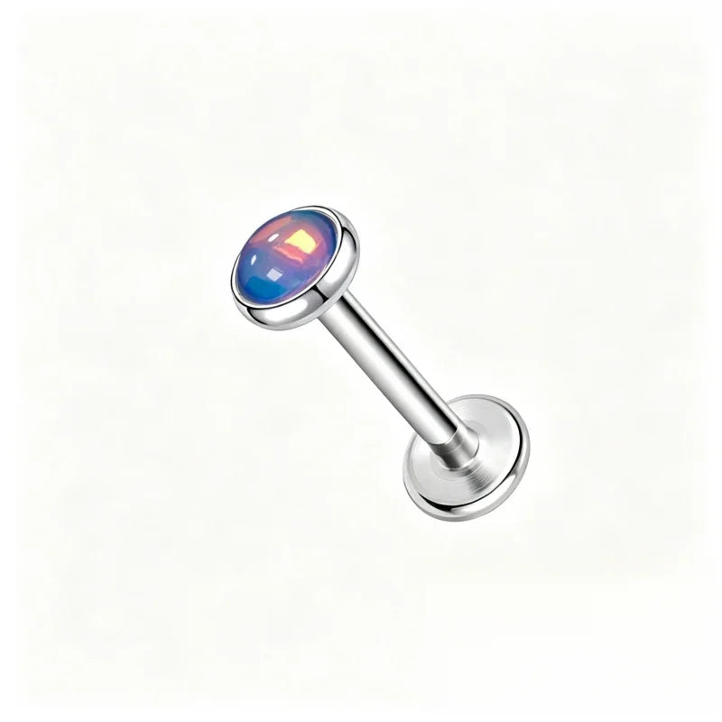 labret stud for lip piercing