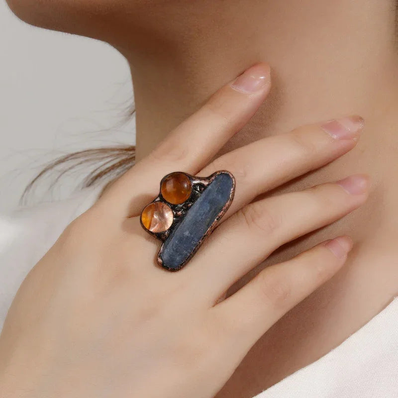 ladies crystal rings