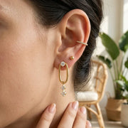 ladies stainless steel earrings