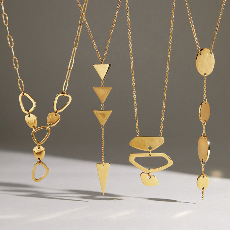long necklace stainless