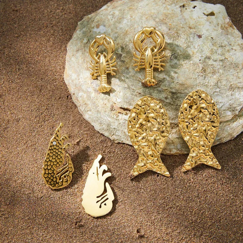metal ear studs