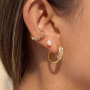 metal stud earrings for women