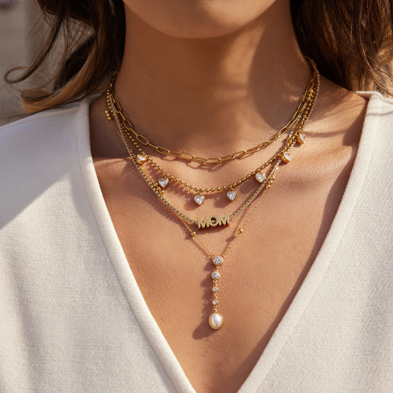 moissanite tennis necklace for women