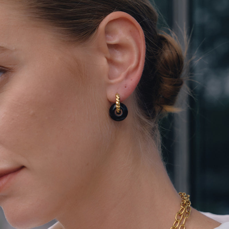 natural stone earrings