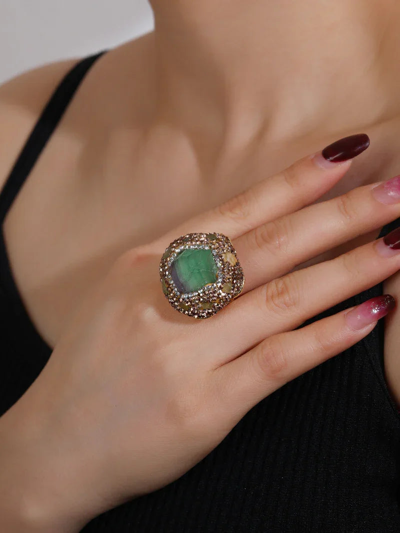 natural stone rings
