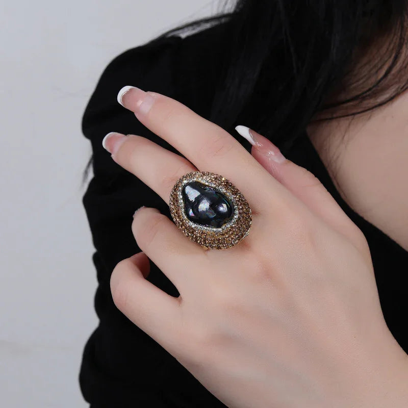 natural stone rings jewelry