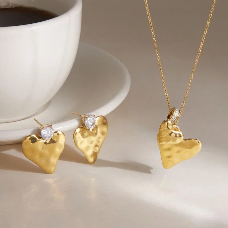 necklace and earring set