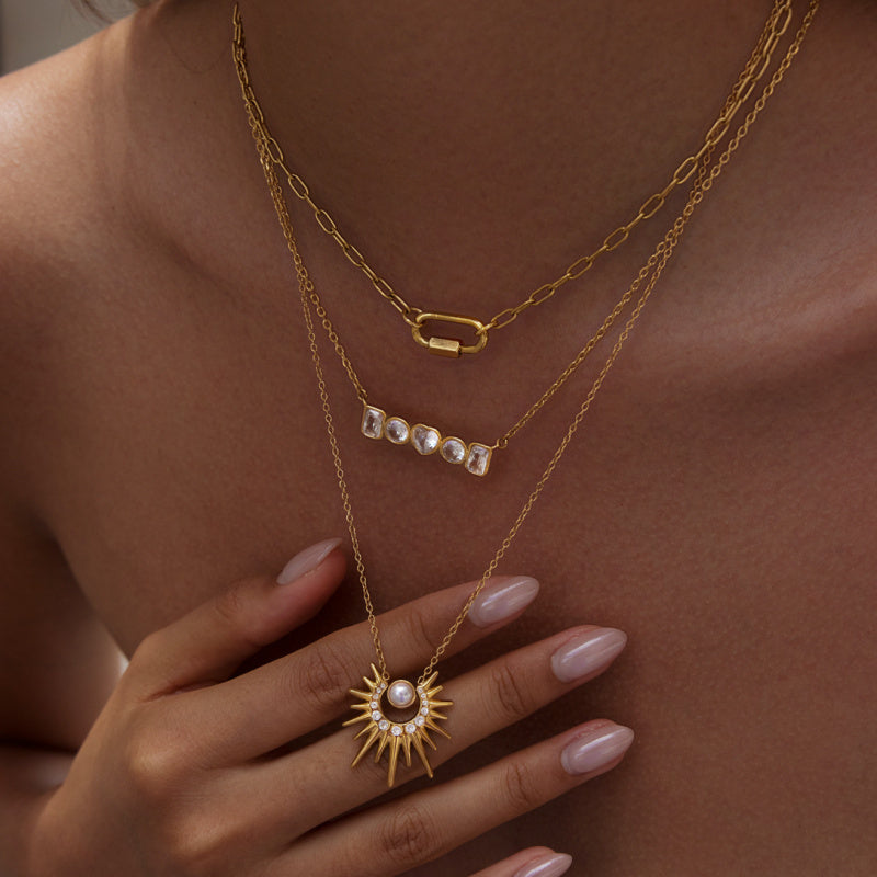 necklace and earrings set
