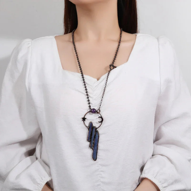 necklace with gemstone