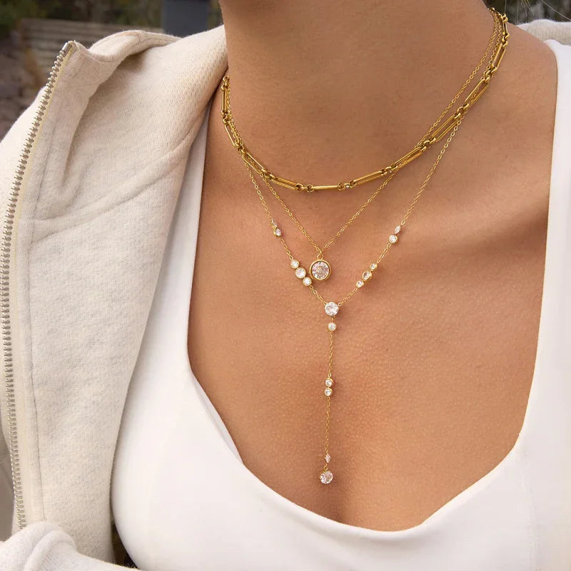 necklace zircon