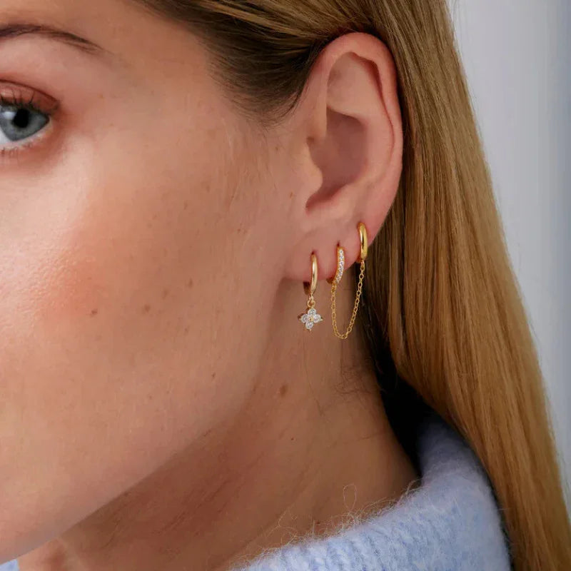 original flower earrings