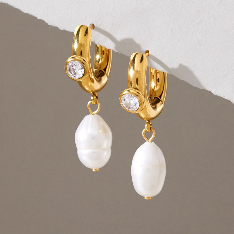 pearl drop earrings wedding
